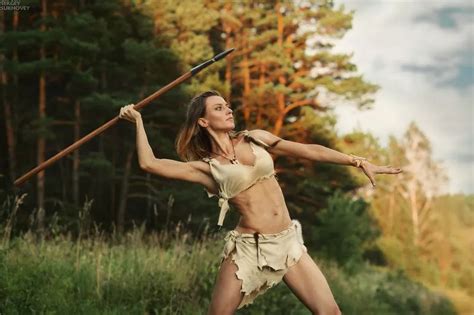 Spear Thrower Nudes Warriorwomen Nude Pics Org