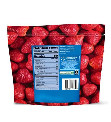 Great Value Frozen Whole Strawberries 16 Oz