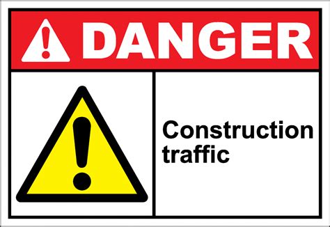 Danger Sign Construction Traffic Safetykore