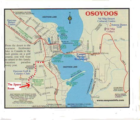 All locations and spots in osoyoos, british columbia, canada marked by people from around the world. The Spare Room: Location