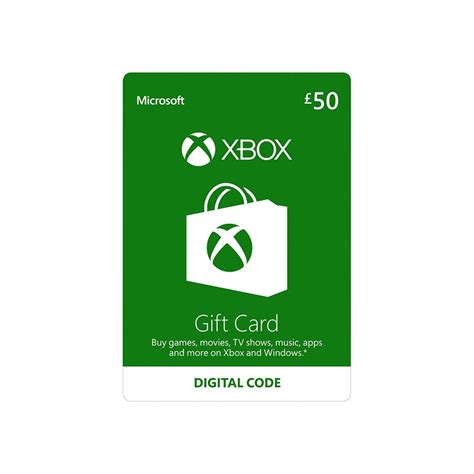 Microsoft Xbox Live T Card £50