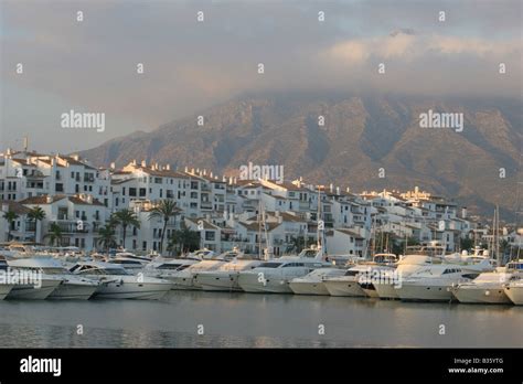 Puerto Banus Harbour Marbella Spain Stock Photo Alamy