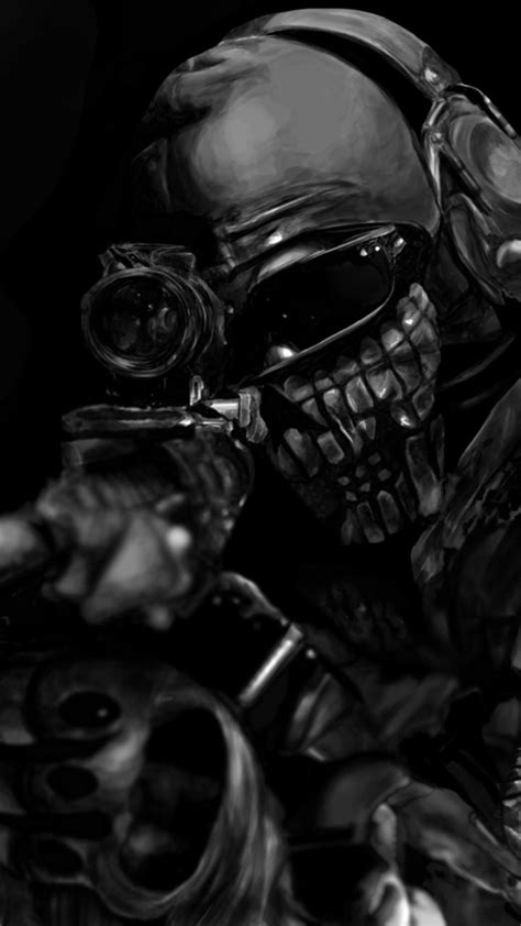 720x1280 Artwork Dark Soldier Call Of Duty Ghosts Wallpaper