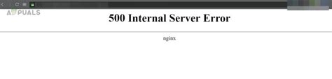 How To Fix Internal Server Error Nginx For Client Server