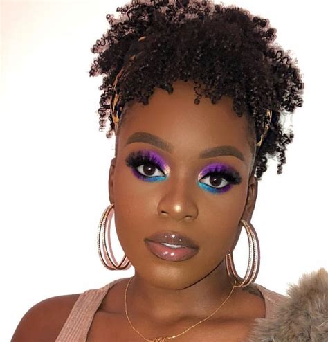 Makeup For Black Women Purple Makeup Looks Makeup For