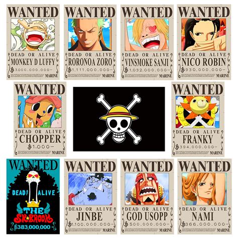 buy tyzzhoa 11 pcs anime one piece wanted bounty s nika luffy 3 billion updated bounty edition