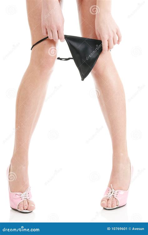 Take Down Panties Stock Image Image