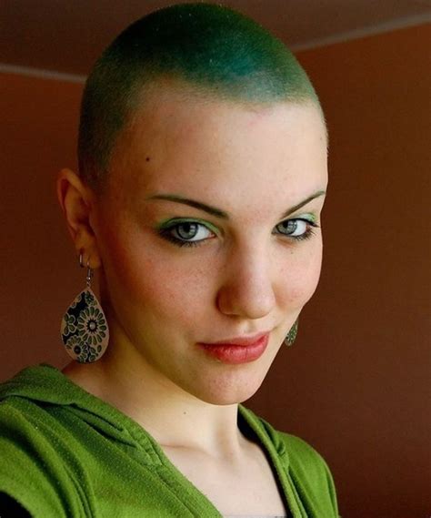 Woman Bald Head Shave Whittleonline