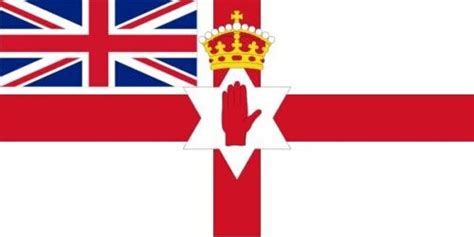 British Empire Flag Northern Ireland 1953 1972 Irish Red Hand Flag 3ft