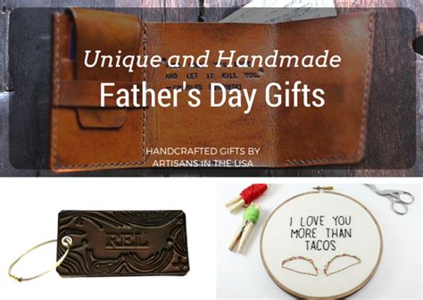 Creative and unique gifts for dad made. Unique and Handmade Father's Day Gifts | aftcra blog