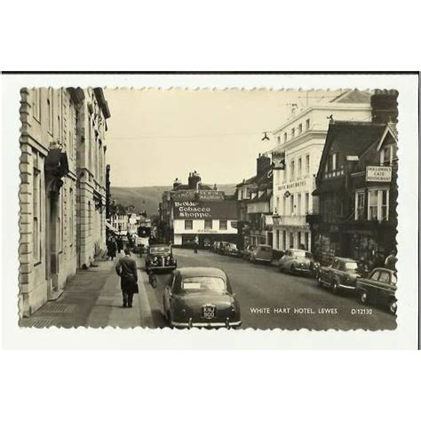 Sussex Lewes White Hart Hotel Postcard By Norman D12130 On Ebid