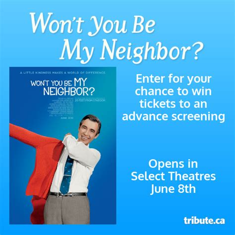 Wont You Be My Neighbor Advance Screening Pass Contest Contests And