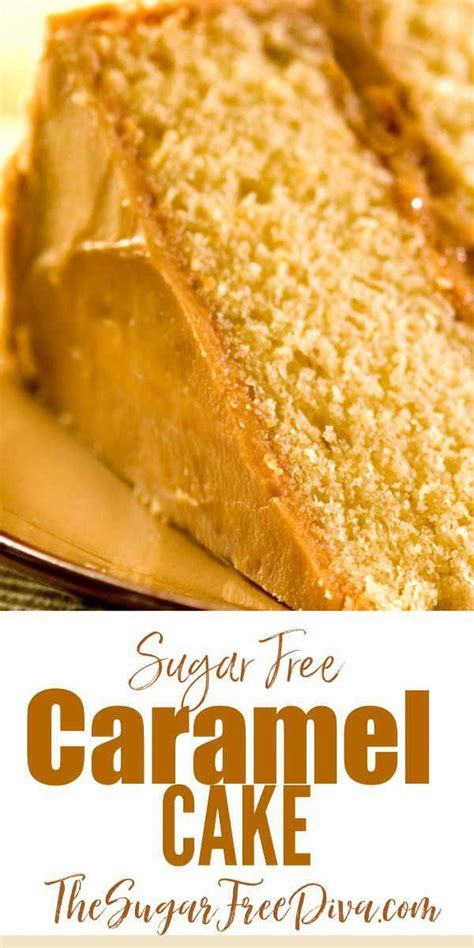 An easy cake recipe that's healthy too. Sugar Free Caramel Cake #sugarfree #keto #cake #dessert #homemade #birthday #diy #holidays # ...