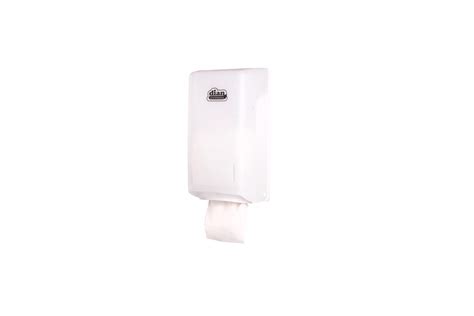Transparent White Dispenser For Single Sheet Toilet Paper Hellas
