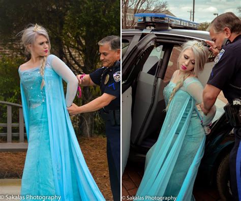 Pics Elsa Arrested For Causing Cold Weather — See Hilarious Pics