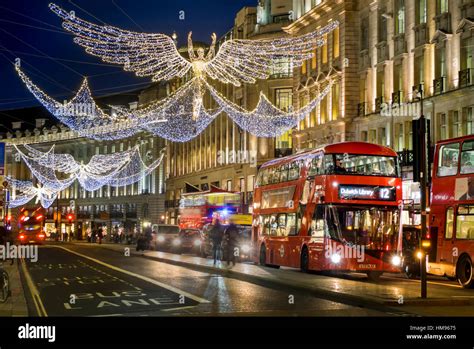 Regent Street Christmas Lights In 2016 London England United Kingdom