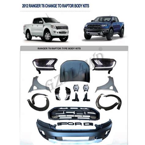 China 2012 2015 Ford Ranger To Raptor Conversion To 2018 Wide Body Kit