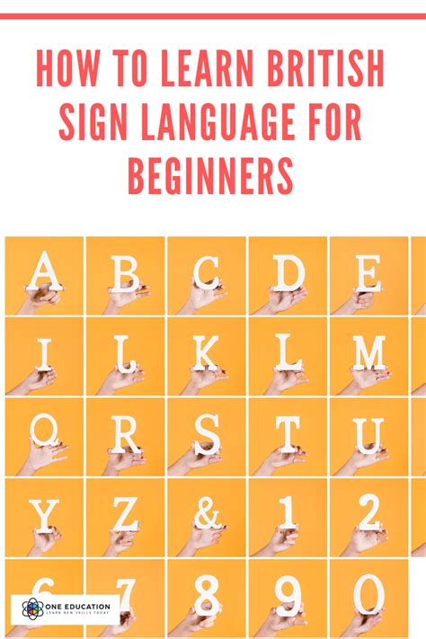 How To Learn British Sign Language For Beginners British Sign
