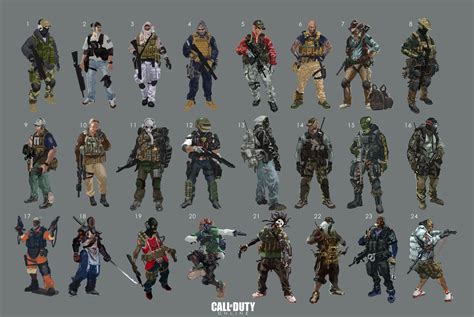 Call Of Duty Online Mercenaries Concept Jay Li Call Of Duty Black