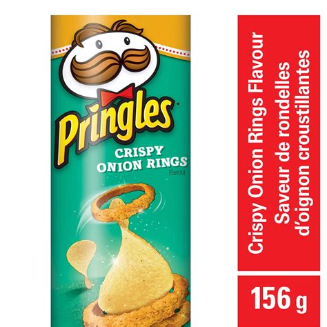 Pringles Crispy Onion Rings Flavour Potato Chips 156g Walmart Canada