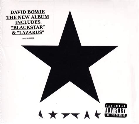 David Bowie Blackstar Music Cd Sony Columbia 88875173862