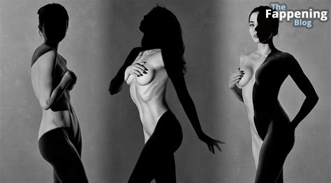 Anna Akana Poses Naked In A New Black White Shoot Photos