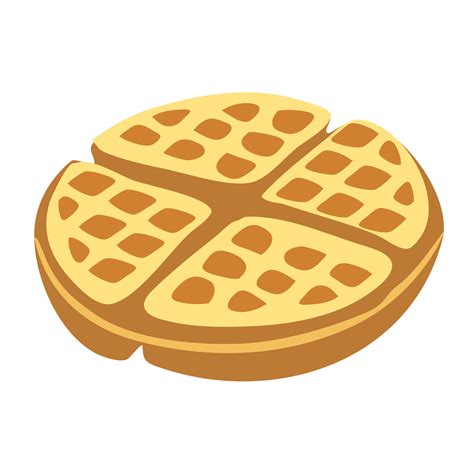 Cartoon Waffle Dessert Png File 10179007 Png