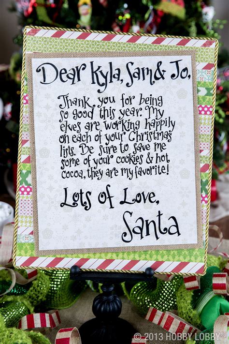 A Handwritten Note From Santa Christmas Note French Christmas All