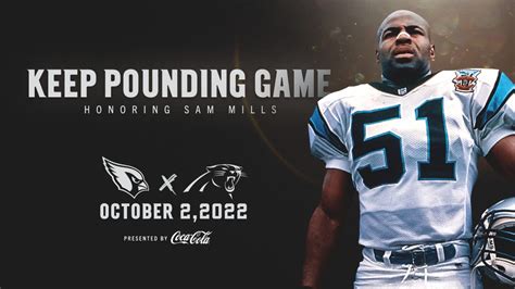 panthers announce keep pounding game for week 4 vs cardinals