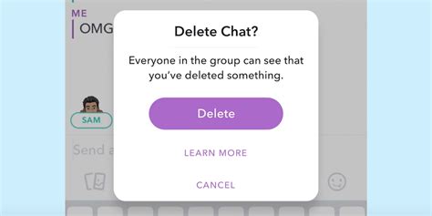 clear chats how to delete snapchat messages after they ve been sent