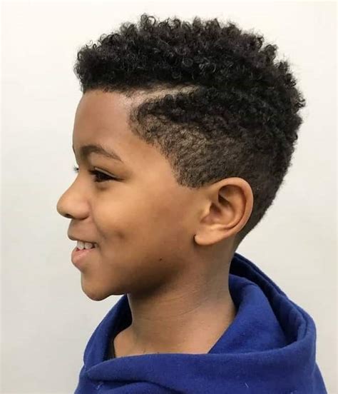 Short haircut for boys 1.10 8. 10 Coolest Haircuts for Boys with Curly Hair April. 2020