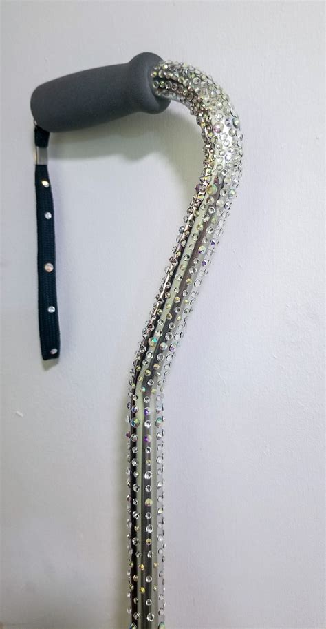 Fancy Adjustable Crystal Cane Swarovski Crystal Walking Cane Etsy
