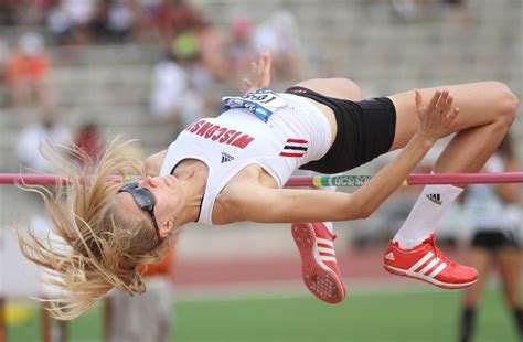 High jump college women #2 zoom slow motion. #NCAA Track and Field Regionals High Jump by Conrad Stoll ...