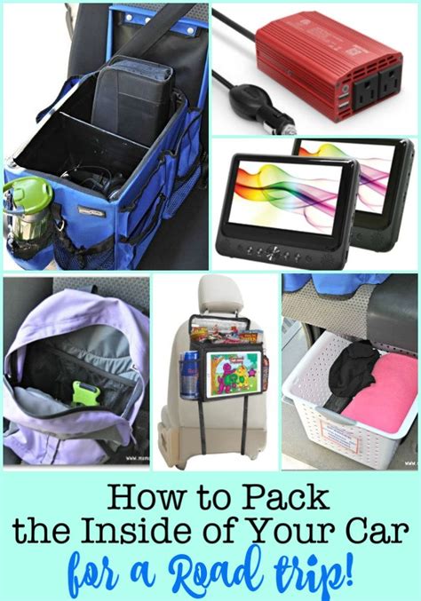 Packing For A Road Trip How To Pack The Inside Of Your Car Momof6
