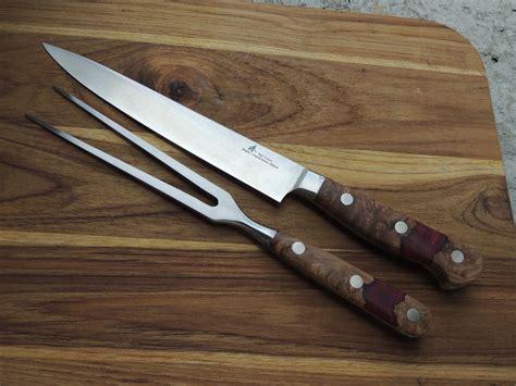Stainless Steel Carving Set Etsy