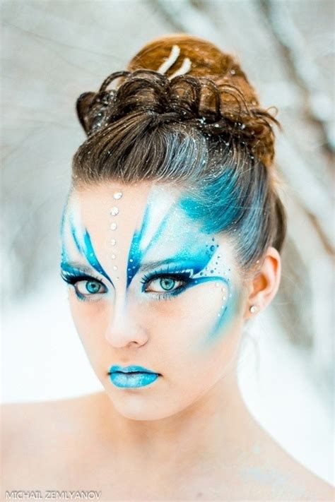 Winter Snow Queen Makeup Fantasy Makeup Fairy Makeup Theatrical Makeup