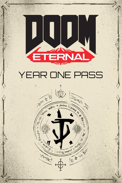 Doom Eternal Year One Pass Cover Or Packaging Material Mobygames