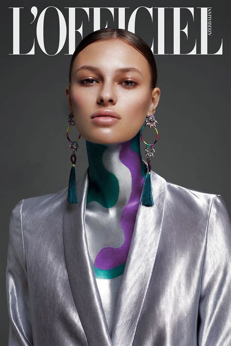 Beauty Editorial For L`officiel Azerbaijanmodel Is Lera Co Iconic