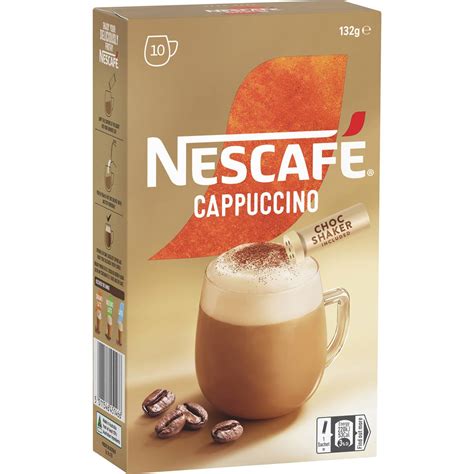 Nescafe Coffee Sachets Cappuccino 10pk Woolworths