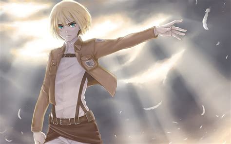 2k Descarga Gratis Armin Arlert Arte Personajes De Anime Ataque Al