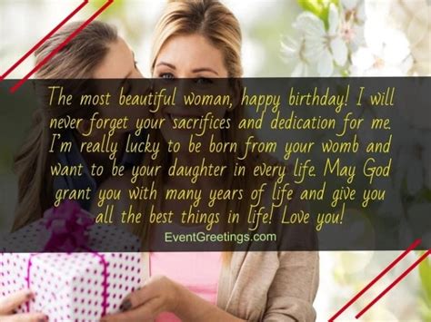 80 lovely birthday wishes for mom from daughter