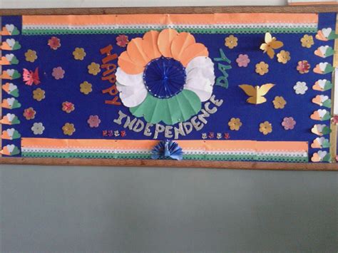 display board decoration on independence day school board decoration board decoration