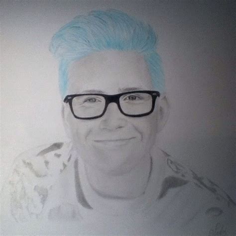 my drawing of tyler oakley i love tyler he s so nice and cute tyler oakley oakley cute