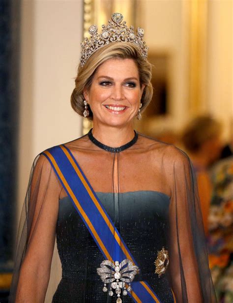este es el motivo por el que la reina máxima llevó la tiara con el increíble diamante estuardo a