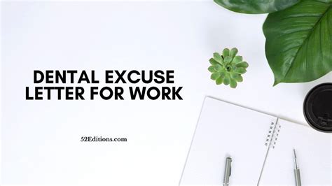 Maybe you would like to learn more about one of these? Dental Excuse Letter For Work // FREE Letter Templates