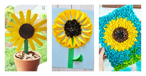38 Beautiful Sunflower Crafts For Kids Kids Activities Blog