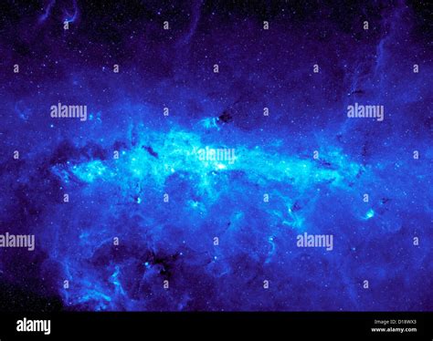 Nasa Image From Hubble Telescope Of A Starry Milky Way Galaxy Stock