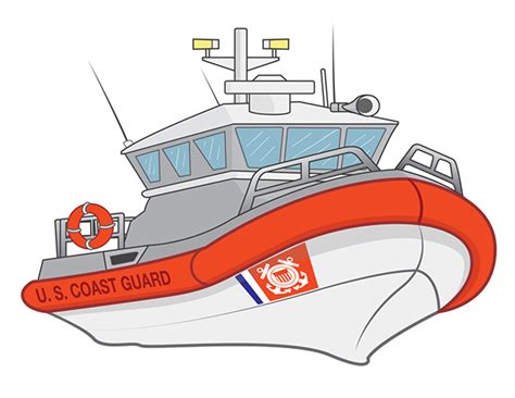 Coast Guard Boat Coloring Pages