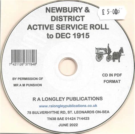 Newbury And District Active Service Roll To December 1915 Pdf Reginald