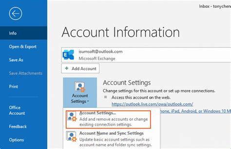 how to see saved passwords in ms outlook 2019 2016 2013 2010